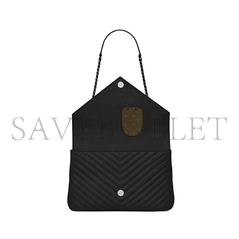 YSL COLLEGE LARGE CHAIN BAG IN QUILTED LEATHER 487212BRM081000 (32*20*8.5cm)